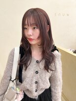スニュウ(snuw)&nbsp;【snuw_ayano】ピンクブラウン/レイヤーカット/顔まわりカット