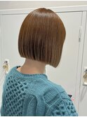 加藤【高円寺】ミニボブ/シナモンベージュ/切りっぱなしボブ