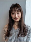 着物ヘア/大人ガーリー/ダークアッシュ/似合わせカット/横浜駅