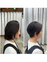 ステップボーンカット トーキョー(STEP BONE CUT TOKYO)&nbsp;【ステップボーンカット】ショートヘアビフォーアフター