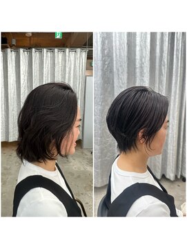 ステップボーンカット トーキョー(STEP BONE CUT TOKYO) 【ステップボーンカット】ショートヘアビフォーアフター