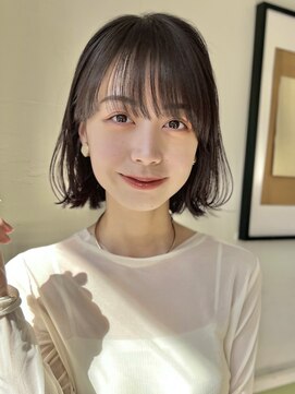ハニーシブヤ(HONEY shibuya) ボブ/イメチェン/ダークブラウン/脱白髪染め3