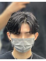 メンズヘアセンス 渋谷(MEN'S HAIR SENSE)&nbsp;ニュアンスパーマ/センターパート/メンズ/眉毛/フェザーパーマ