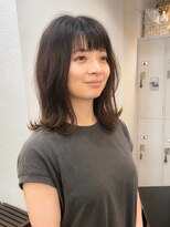 クオート(quoit) 大人レイヤーミディ×透け感ダークブラウン