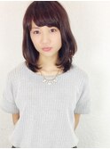 【bolero】ミディアムルーズボブ×チョコレートカラー