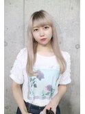 【salon de MiLK 原宿】ホワイトアッシュ×ケアブリーチ