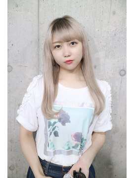 サロンドミルク 原宿(salon de MiLK) 【salon de MiLK 原宿】ホワイトアッシュ×ケアブリーチ