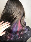 インスタで人気の透明感ある、ゆるふわヘアー