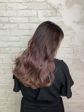 プライズ アイリス 池袋東口店(prize Iris) くすみグレージュピンクグラデーション！池袋asami