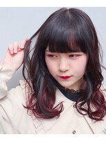 ココル(cocoru)&nbsp;【cocoru】　金子誠也　インナーカラーピンクラベンダー