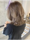 淡色 シークレットハイライト ダブルカラー ブリーチなし