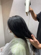 ［髪質改善STEP5］ブラシ、ハンドドライでしっかりストレートに！【錦糸町/メンズ/ヘッドスパ/錦糸町】