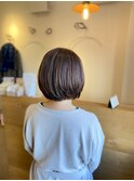 艶髪ボブ/シルキーベージュ/ニュアンスカラー/ヘルシースタイル