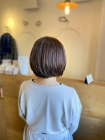 ハッコ(hacco) 艶髪ボブ/シルキーベージュ/ニュアンスカラー/ヘルシースタイル