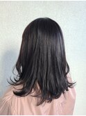 黒過ぎない黒染めカラー