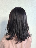 ヘアデザイン エソラ(hair design esora) 黒過ぎない黒染めカラー