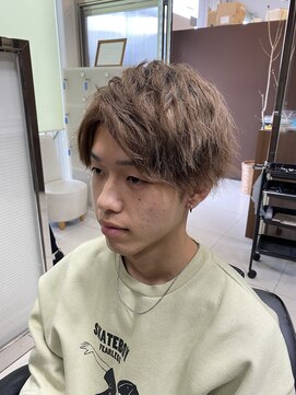 バーバーショップグランツ(Bar ber Shop GRAnt'z) ミルクティーアップバング