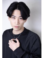 エルデ ナインズ ヘアー スタンド 川口店(elde 9's HAIR STAND)&nbsp;MEN’S HAIR/ブルーブラック/フェザーパーマ