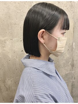 イデア(idea) 【スクエアボブ×黒髪ボブ】ヘアスナップ・山下