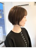 小顔ショートボブ