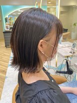 ロンドプランタン 恵比寿(Lond Printemps)&nbsp;インナーカラーアッシュグレージュ外はねボブ