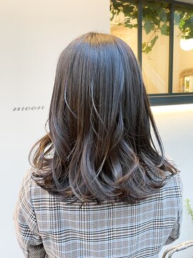 ムーン(moon) 6月#似合わせカット#アースカラー#くびれヘア#デザインカラー