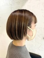 エム(EM)&nbsp;ダブルカラーハイライトベージュカラーミルクティーベージュ韓国