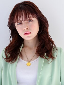 ヘアサロンガリカアオヤマ(hair salon Gallica aoyama) 【Gallica】大人艶髪チェリーレッド/ブリーチなしダブルカラー