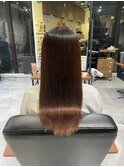 メルティーカラーフェミニンロング似合わせカット[原宿/表参道]
