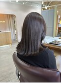 切りっぱなし×透明感グレージュ