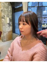 リコ バイ マリス(Liko by maris) [我舞谷]イヤリングカラー切りっぱなしボブ/美髪