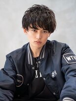 ハバナ 渋谷(HAVANA)&nbsp;アッシュブラック/束感マッシュパーマ/刈り上げ/ツーブロック