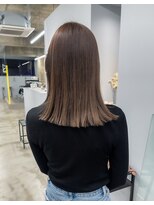 ノード(NODO)&nbsp;【髪質改善】ベージュの切りっぱなしロブ