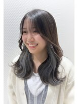 サロンドフィール 豊岡店(Salon de feel)&nbsp;イヤリングカラー/グレー/ダブルカラー