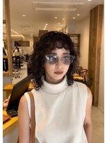 シアン 矢場町店(CYAN.)&nbsp;ウルフパーマ×セミミディアム×ウェーブヘア