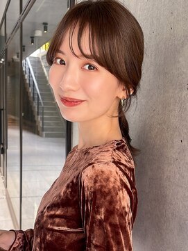 ラフ フロム ガーデン(Laf from GARDEN) 小顔ヘア/オリーブベージュ/レイヤーカット/髪質改善/韓国風