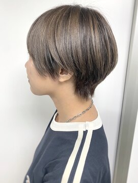 モリオフロムロンドン 原宿本店(morio from London) 【morio原宿】大人 ショート ハイライトカラー