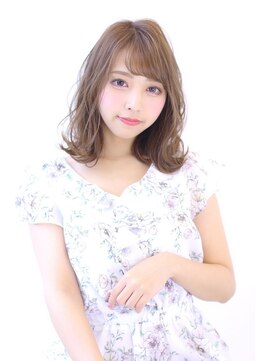 オーロ 西宮店(ORO) ゆるウェーブ　グレーベージュ