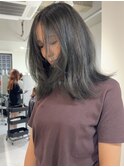 【Cuem 小原】ブリーチなし オリーブグレー