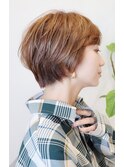 【 I. 】30代からのナチュラル前下がりショートボブ 川口