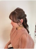 可愛いお顔周り*ヘアセット