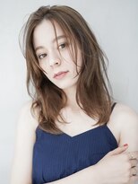 ギークス(GEEKS)&nbsp;【GEEKS渋谷】ロングウルフ/ナチュラルレイヤー/グレージュ/小顔