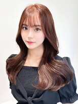 艶髪オレンジブラウン20代30代