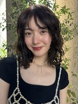 メゾンアクア 表参道(Maison ACQUA)&nbsp;＋ウェーブミディアム似合わせカットメルティーカラー小顔/着物