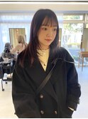 【loje】似合わせカット/レイヤースタイル/ワインレッド