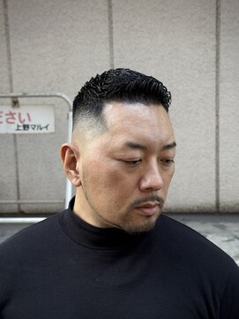 ダムディートウキョウヘアーラウンジ 上野店(DAMDEE TOKYO hair lounge) 濡れパンフェード