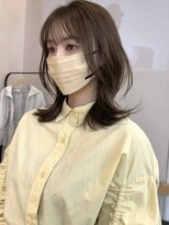 ウェイズトウキョウ 新宿店(Ways TOKYO)&nbsp;ミディアムレイヤー　グレージュ　ウルフカット