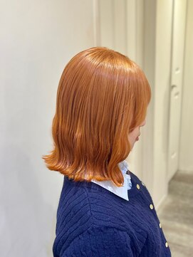 コル(CoL) １ブリーチでできる！かわいいオレンジカラー