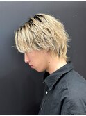 ダブルカラー/ハイトーン/ツイストパーマ/フェード/メンズ