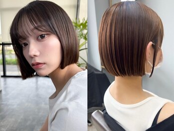 オズ 郡山駅前店(OZ)の写真/《*再現性高い持ちが人気*髪質改善で似合わせカット*》郡山/レイヤー/韓国/ブリーチ/前髪/ボブ/縮毛矯正